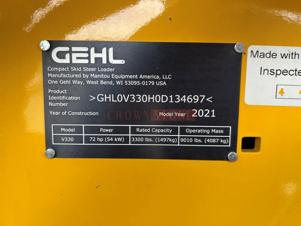 2021 Gehl V330 GEN 2