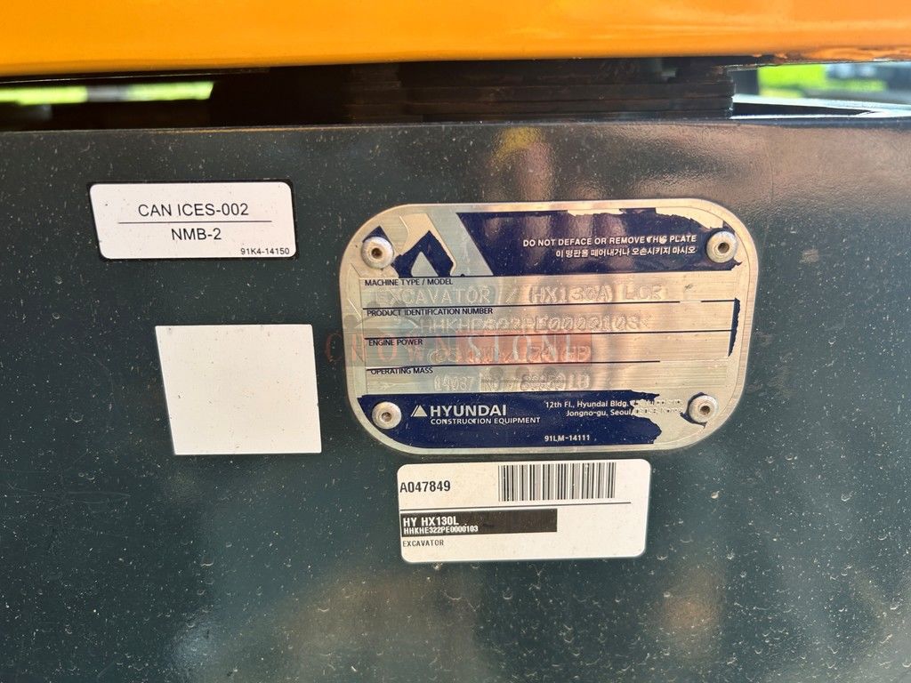 2022 Hyundai HX130A LCR