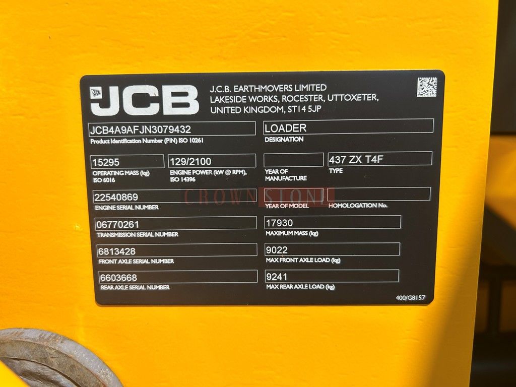 2023 JCB 437 ZX