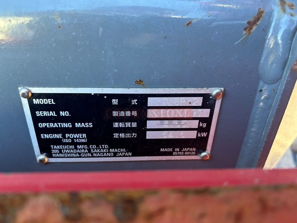 2020 Takeuchi TL8R2