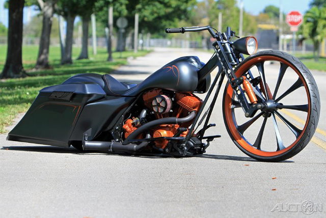 Road+King+Bobber ... Custom Bagger, AIr Ride, 30" Wheel, Road King, Chopper, Trophy Bike