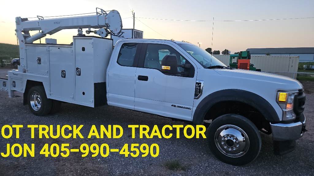 2020 Ford F-550 4wd 7000lb Maintainer Crane Mechanics Service Truck 6.7L Diesel 149,371 miles $97500
