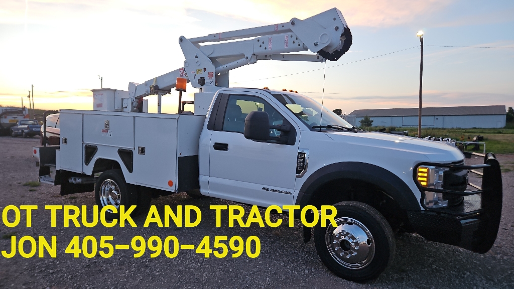 2017 Ford F-550 4wd 42ft Insulated ETI Bucket Truck 6.7L Dsl ETC37IH 113k Miles