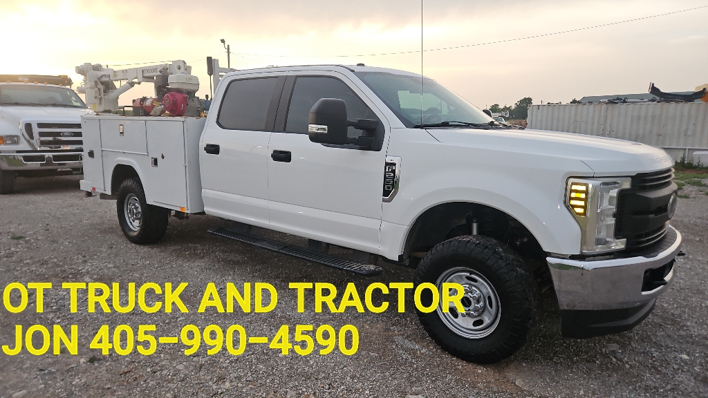 2019 Ford f-250 4wd 2700lb Crane Ext Can Service Truck 4wd 2700lb Crane Mechanics Service Truck 6.2L Gas