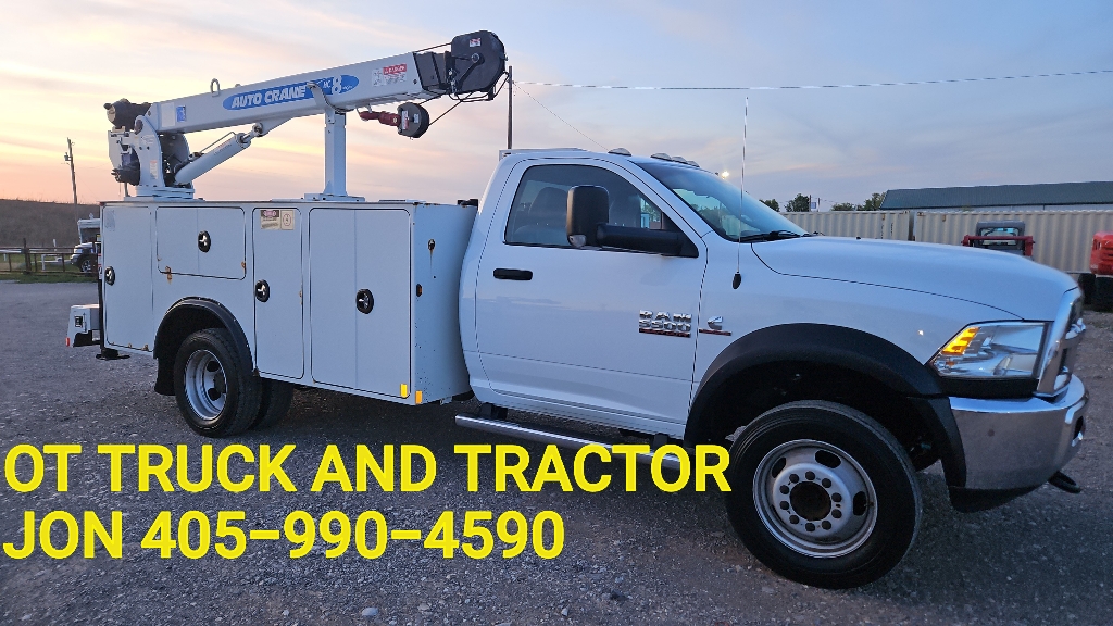 2018 Dodge 5500 4wd 8000lb Crane 11ft Mechanics Bed Service Truck 4wd 8000lb Crane 11ft Mechanics Bed Service Truck
