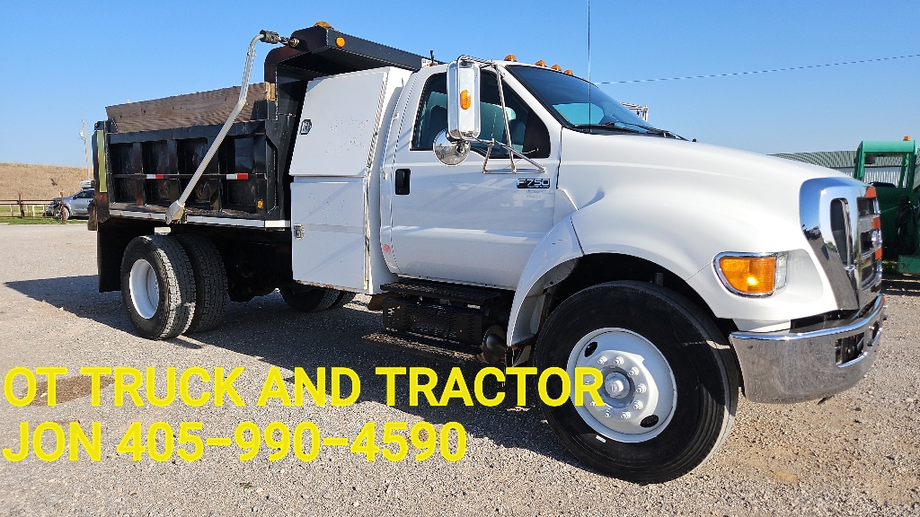 2013 Ford F-750 Single axle Dump Truck 33k GVW 7spd Manual Cummins
