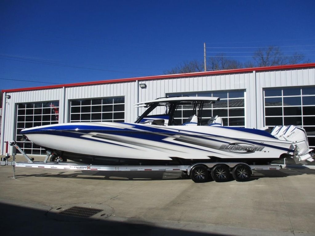 Used 2002 Awesome Powerboats 38 Foot - Twin Mercury 600 SCs