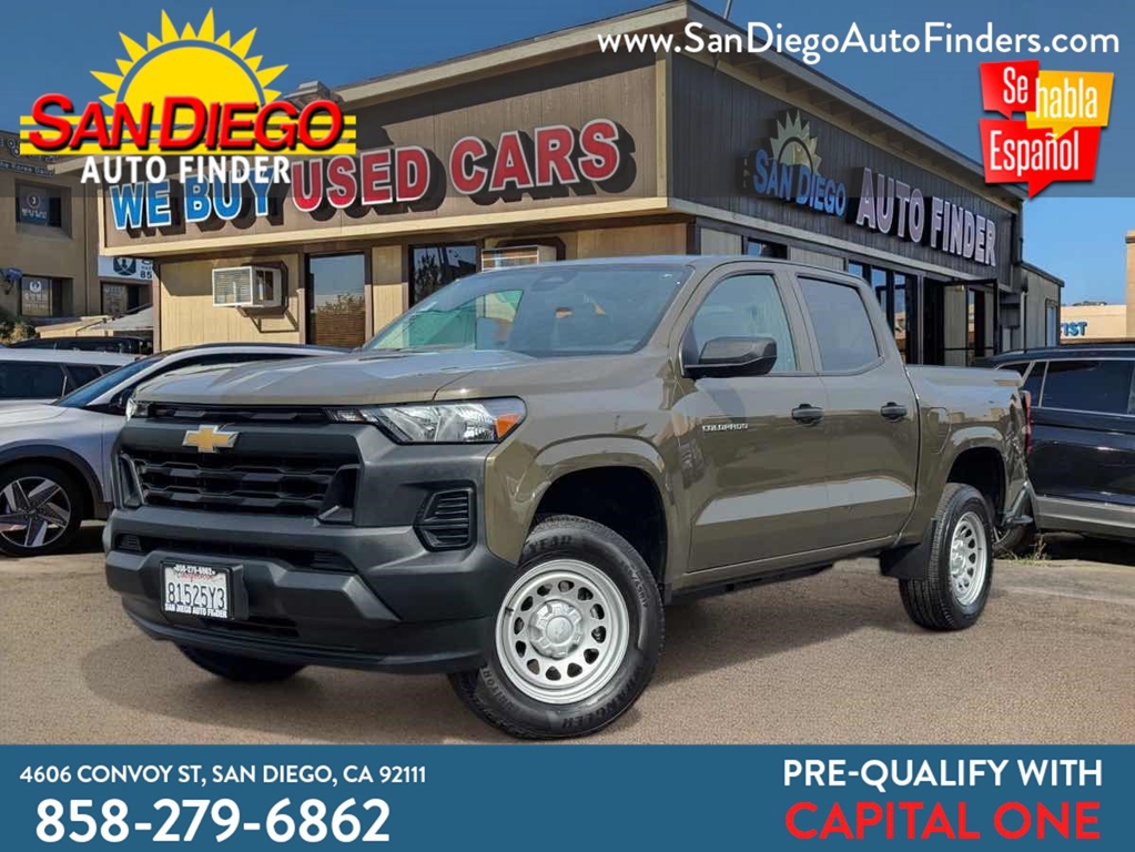 2024 Chevrolet Colorado, 2WD Crew Cab Push To Start, Back Up Cam, Financing Available, CALL NOW 858-279-6862 Pickup