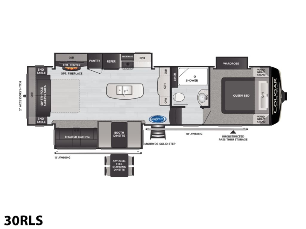 2021 Keystone Cougar Half-Ton 30RLS