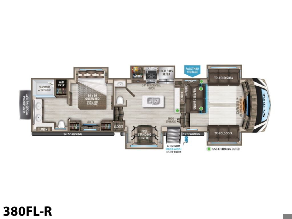 2022 Grand Design Solitude 380FL-R
