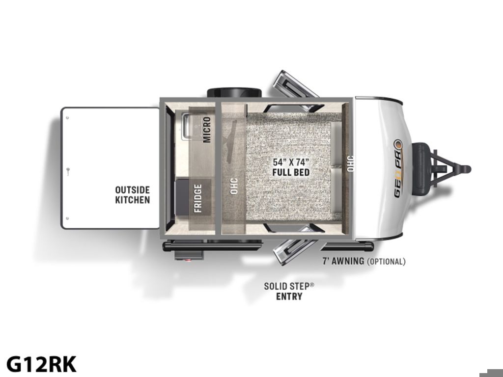 2021 Forest River Rockwood Geo Pro G12RK