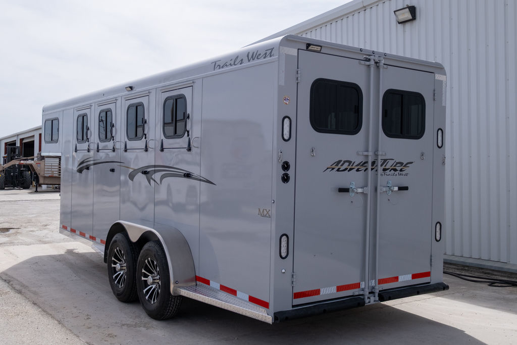 2026 Trails West 4 horse adventure mx trailer