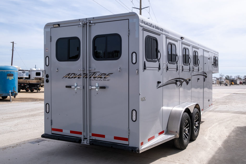 2026 Trails West 4 horse adventure mx trailer