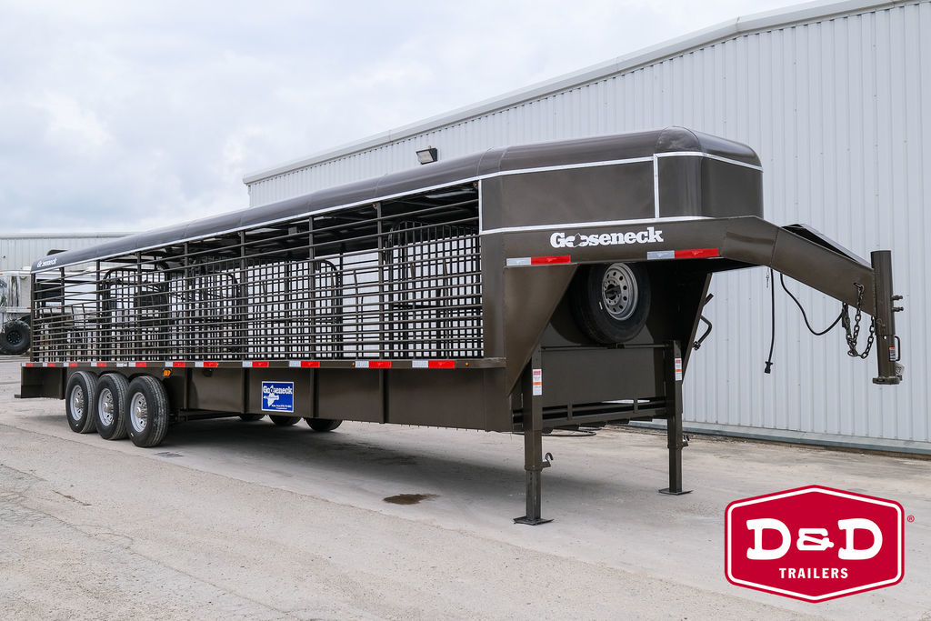 2026 Gooseneck 32 Ft Steel Stock Trailer