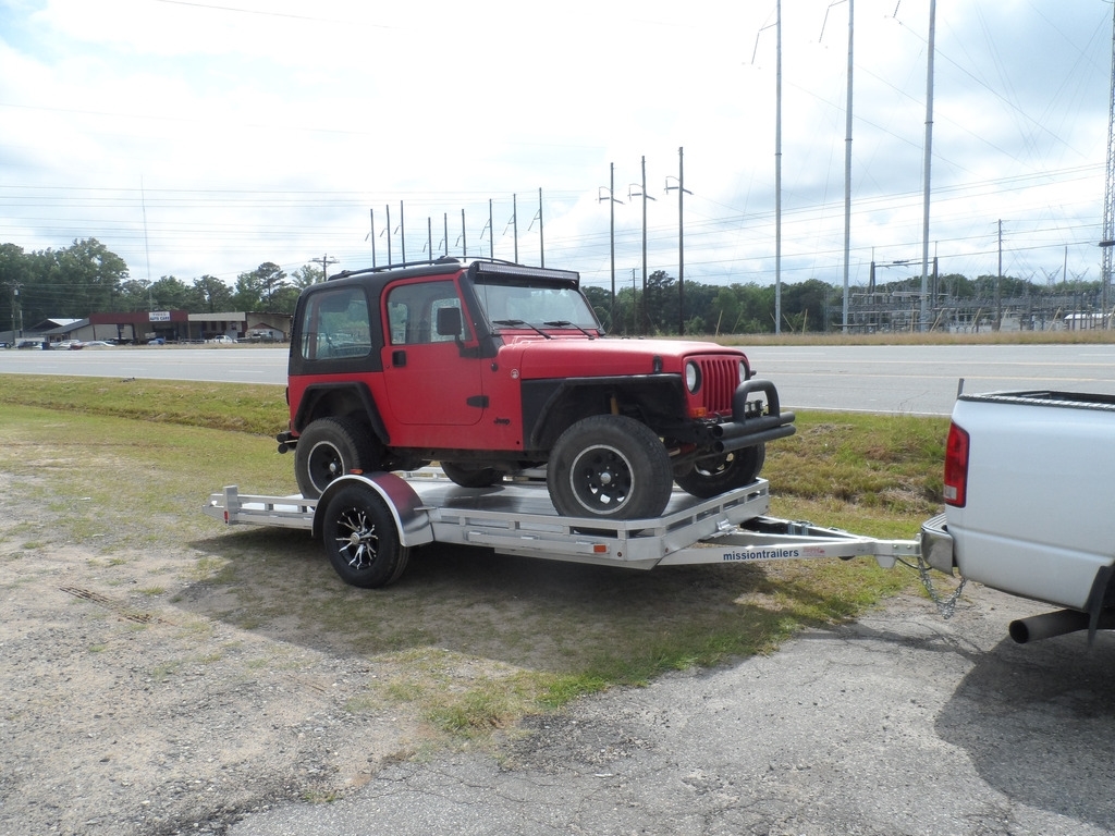 2016 Mission 14' tilt single axles car hauler trailer eBay