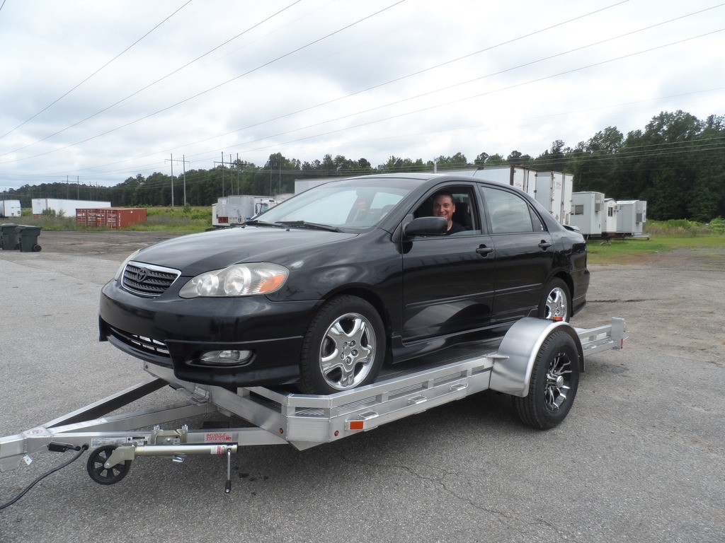 2016 Mission 14' tilt single axles car hauler trailer eBay