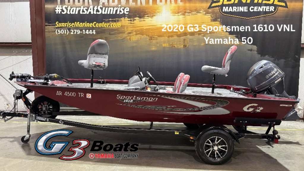 2020 G3 Boats Sportsman 1610 Vnl W/Yamaha 50
