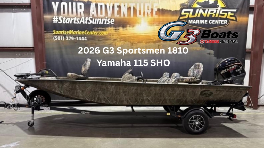 2026 G3 Boats Sportsman 1810 W/Yamaha 115 "SHO"