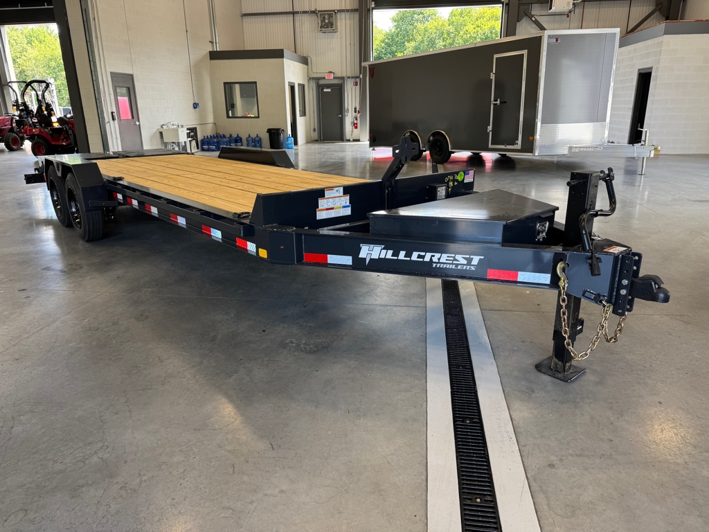 2027 Hillcrest 7X19+3 Powder Coated 17.6K I-Beam Equipment Traile