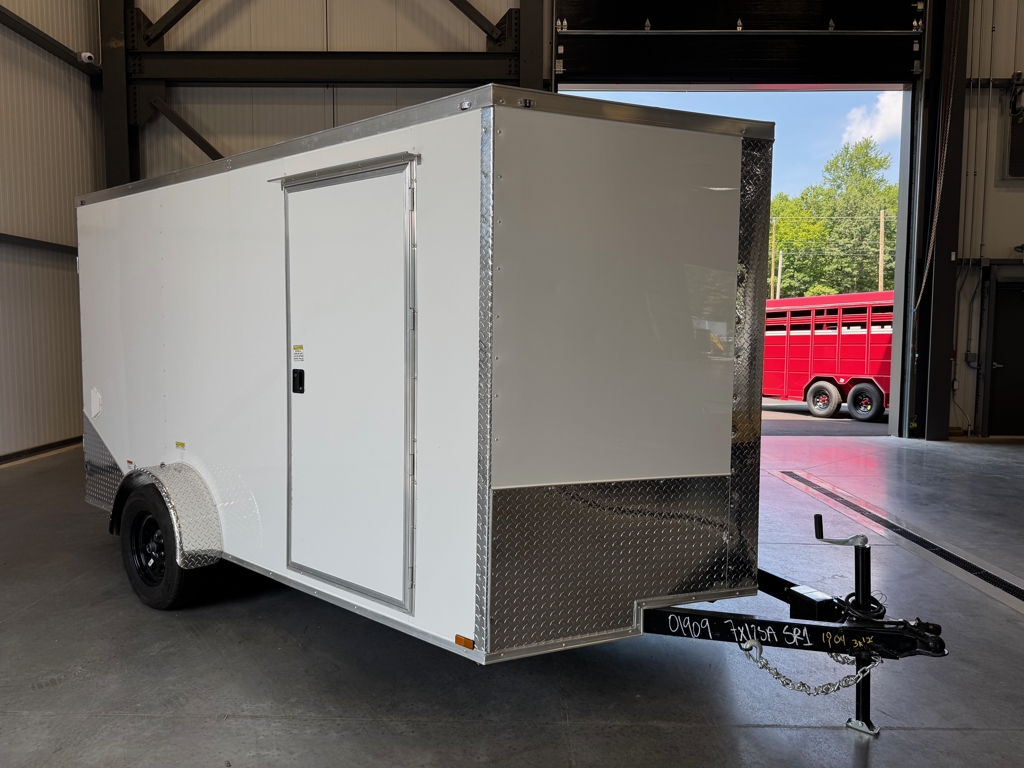 2026 Panther Cargo 6x12 Enclosed 3K Cargo Trailer w/Rear Ramp Door