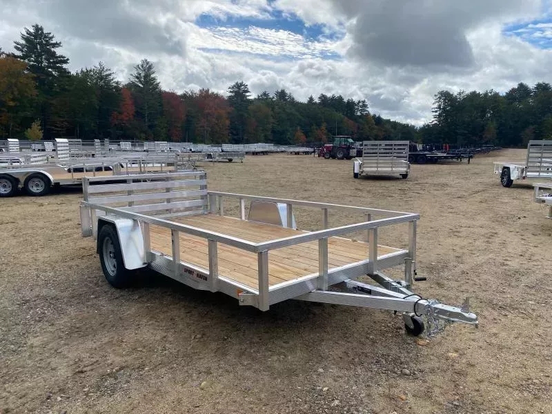 2027 Sport Haven 6x12 Aluminum Utility Trailer w/Bi-Fold Ramp