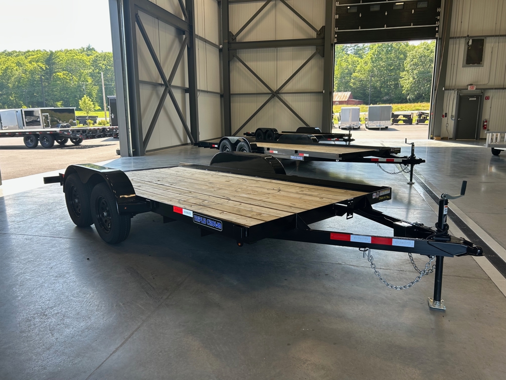2026 Triple Crown 7X14 Open 7K Car Hauler W/Pull Out Ramps & Removab
