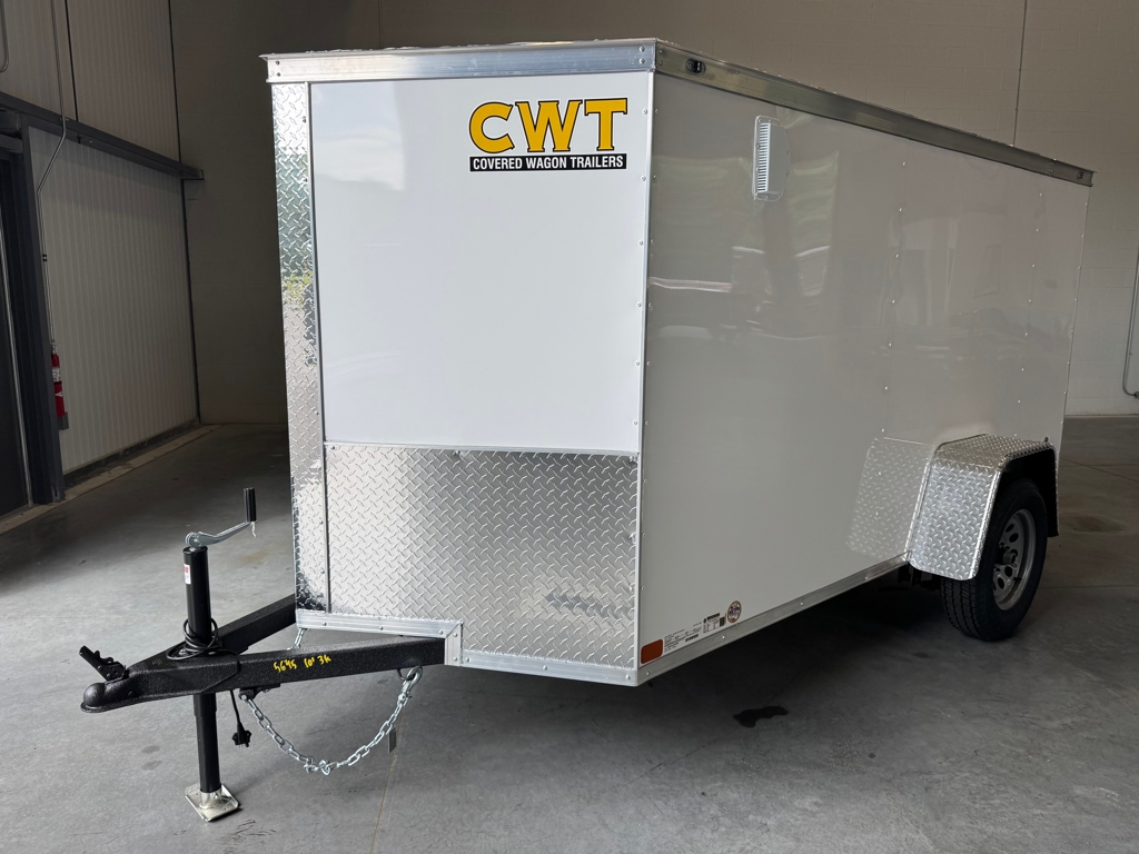 2027 Covered Wagon 5x10 Enclosed 3K Cargo Trailer w/Rear Ramp Door
