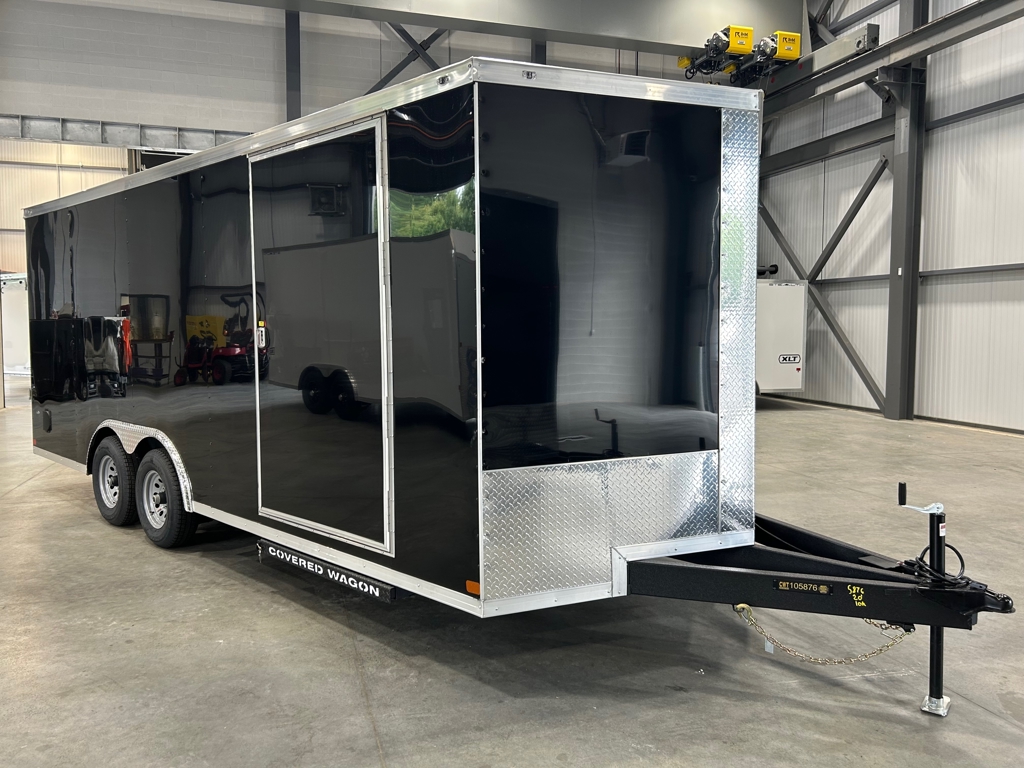 2027 Covered Wagon 8.5x20 Enclosed 10K Cargo Trailer w/Ramp Door, Pol