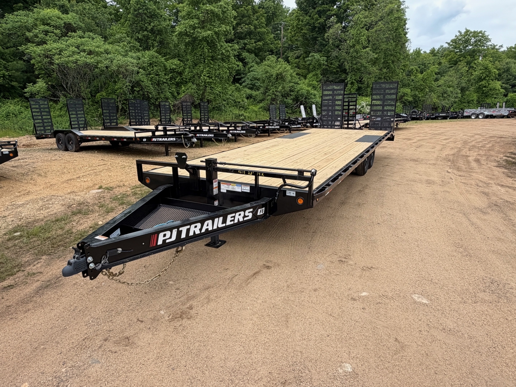2026 PJ 8.5x25+3 Deckover 14K Equipment Trailers w/HD Fold