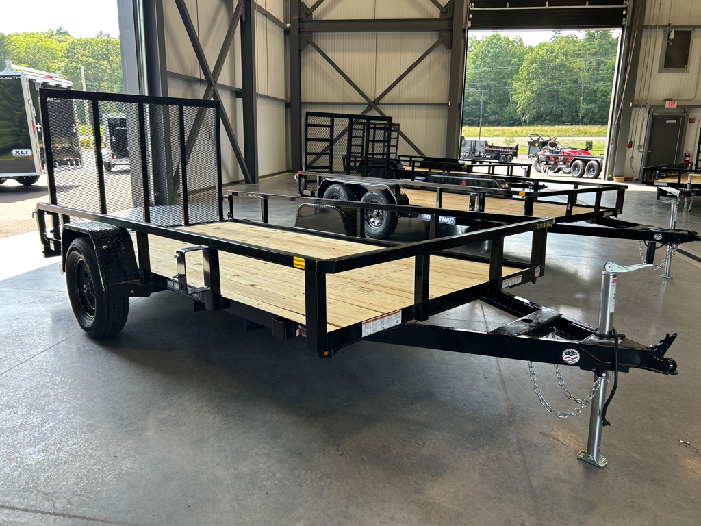 2027 Sure-Trac 6X12 Powder Coated 3K Utility Trailer W/Fold Flat