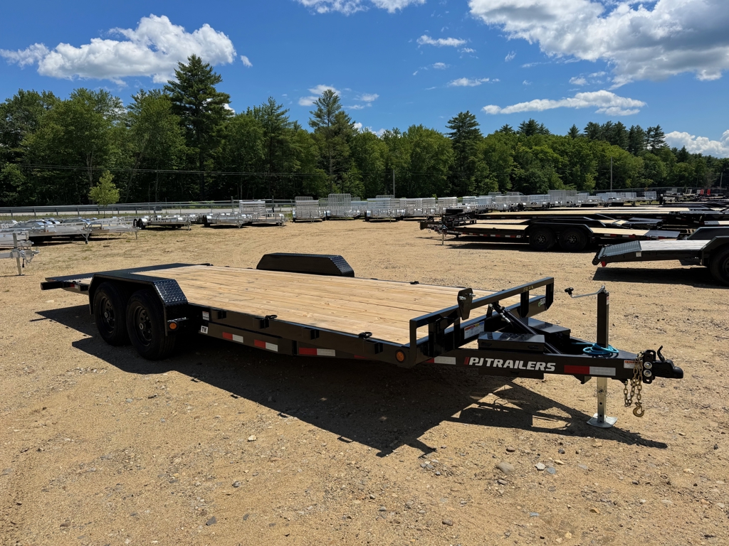 2027 PJ 7X22 Powder Coated 10K Hydraulic Quick Tilt Equipm