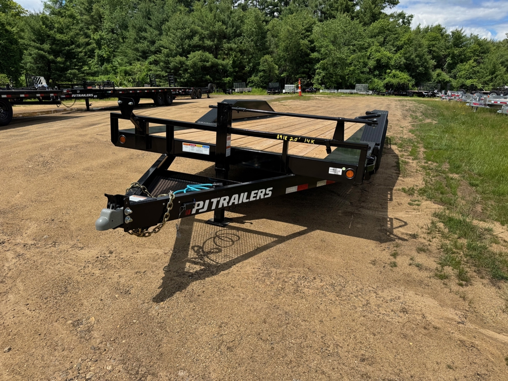 2027 PJ 8.5X16+4 Powder Coated 14K Full Width Partial Tilt