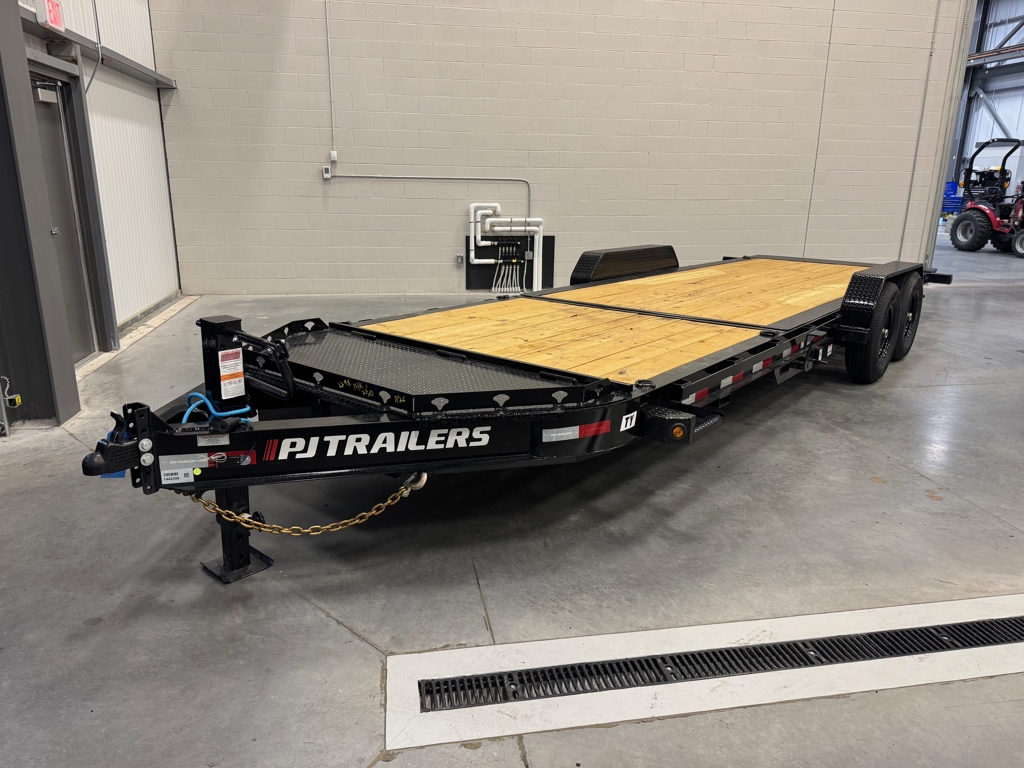 2027 PJ 7X16+6 I-Beam 14K Partial Tilt Equipment Trailer W