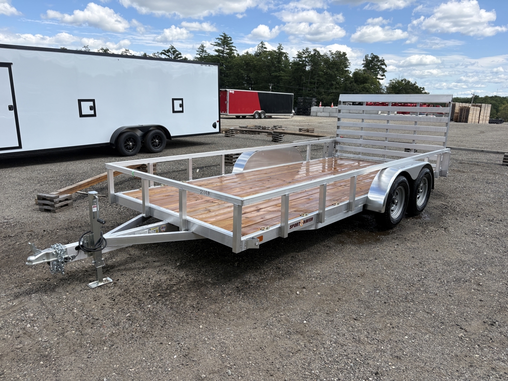 2027 Sport Haven 7X16 7K Tandem Aluminum Utility Trailer