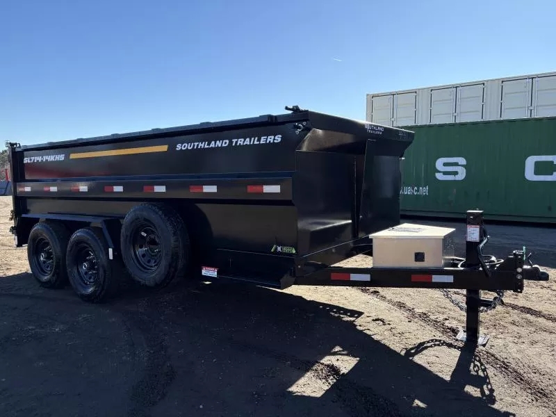 2026 Southland 7X14 17.5K Dump Trailer W/ High Sides, Barn Gate &