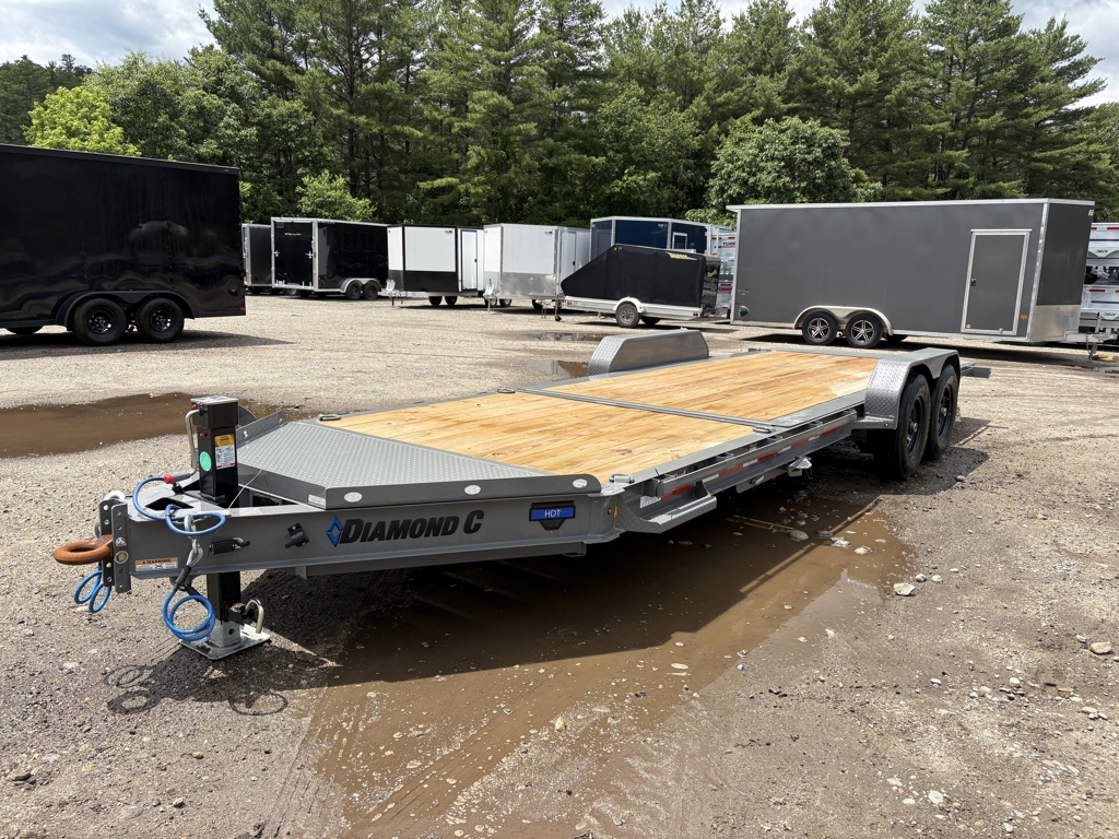 2026 Diamond C 7X22 15.5K Tilt Deck Equipment Trailer W/ 6’ Stati