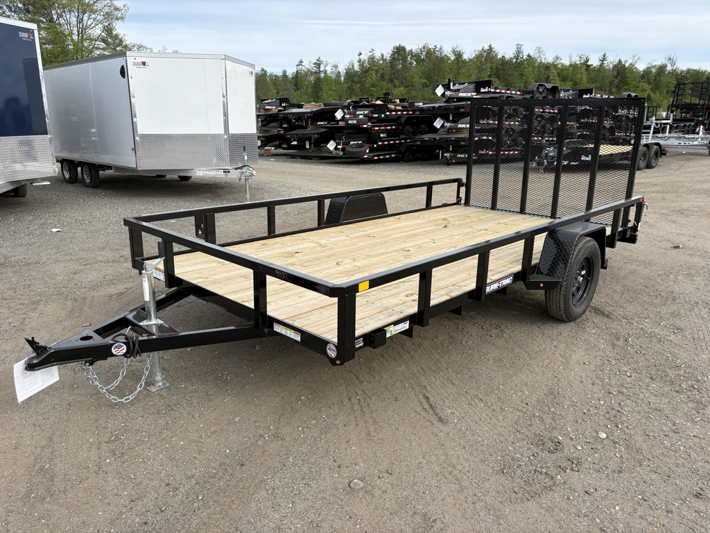 2026 Sure-Trac 7X14 3K Tube Top Utility Trailer W/ Spare Tire Mou