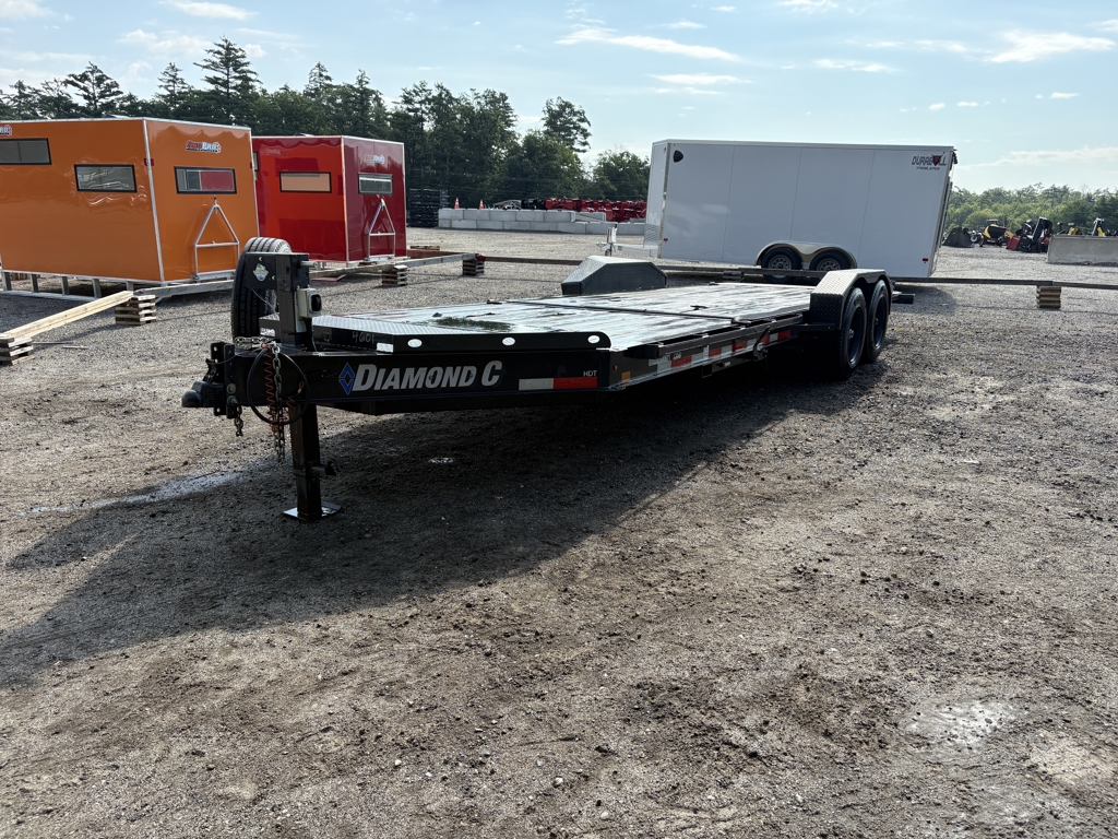2024 Diamond C 7x22 15K Gooseneck Tilt Equipment Trailer w/Full B