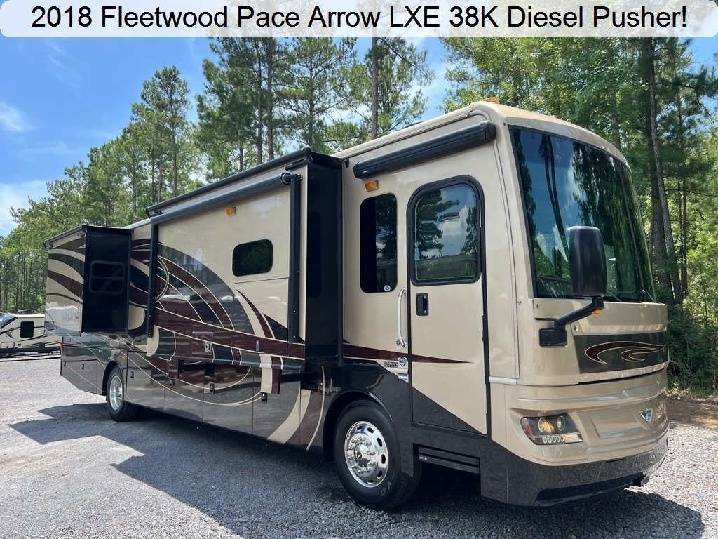 2018 Fleetwood Pace Arrow® LXE 38K I6 Diesel Pusher