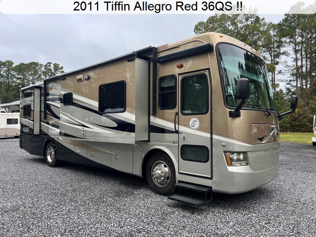 2011 Tiffin Motorhomes Allegro Red 36 QSA I6 Diesel Pusher