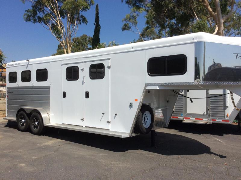 2026 Trails West Manufacturing SIERRA 3 Horse Trailer