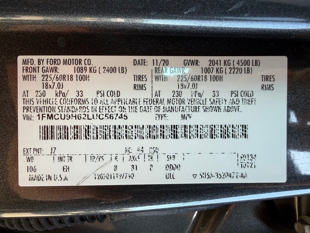 2020 Ford Escape photo 21 of 30