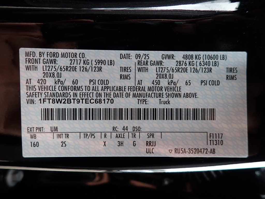 2026 Ford F-250 Super Duty  BLACK at Star Lake Ford