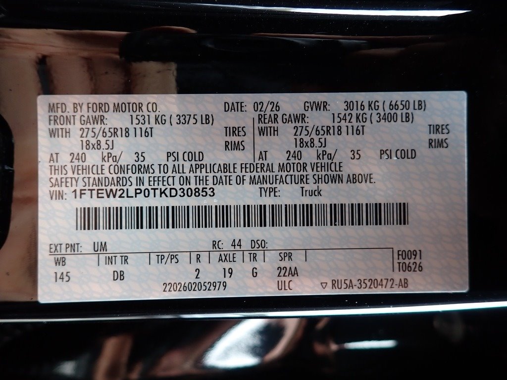 2026 Ford F-150 STX Agate Black at Star Lake Ford