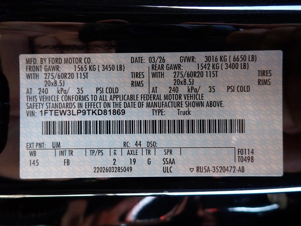 2026 Ford F-150 XLT Agate Black at Star Lake Ford