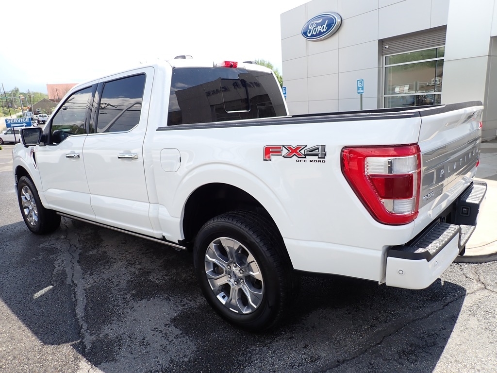 2022 Ford F-150 Platinum Star White Metallic Tri-Coat at Star Lake Ford