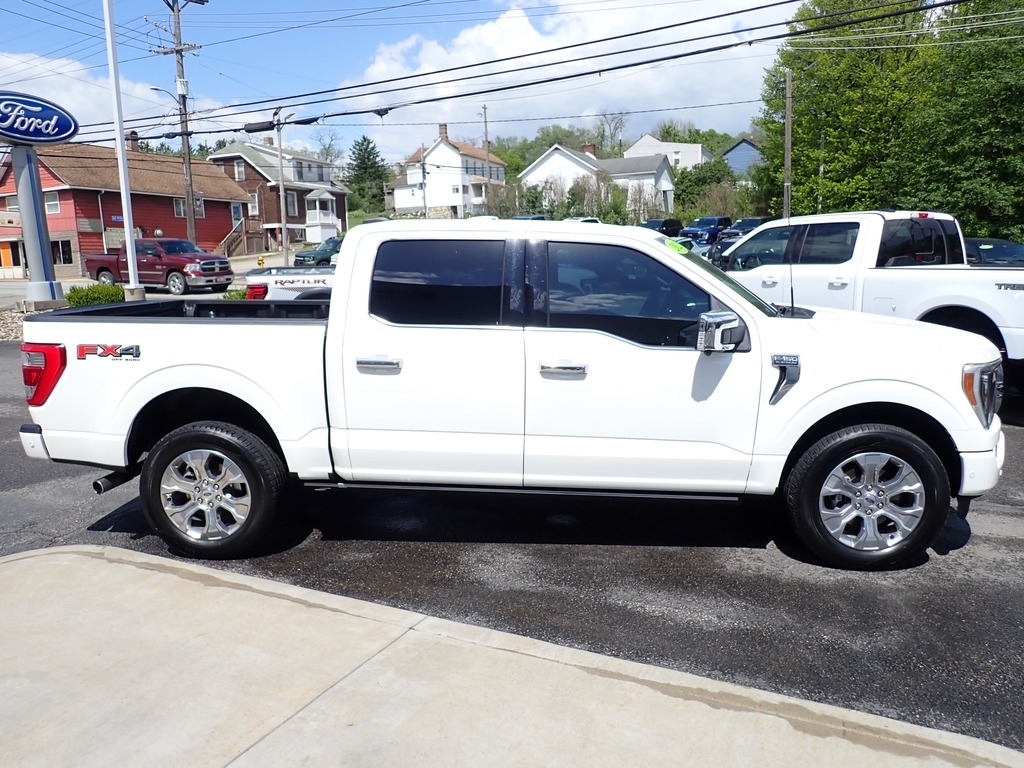 2022 Ford F-150 Platinum Star White Metallic Tri-Coat at Star Lake Ford