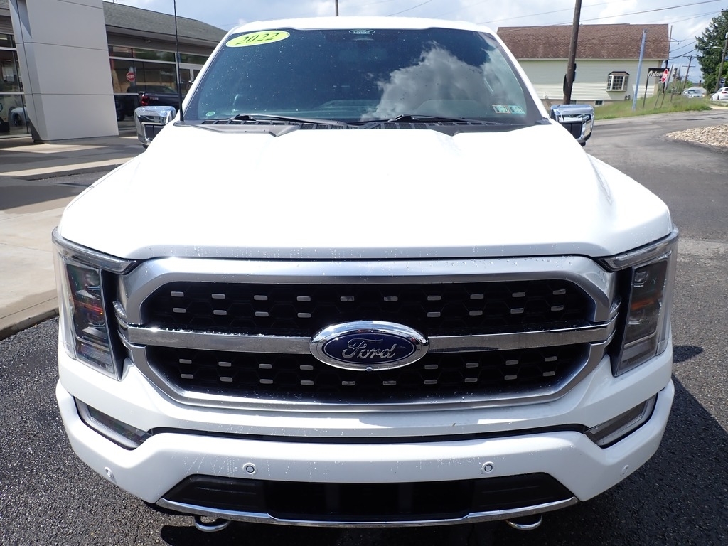 2022 Ford F-150 Platinum Star White Metallic Tri-Coat at Star Lake Ford