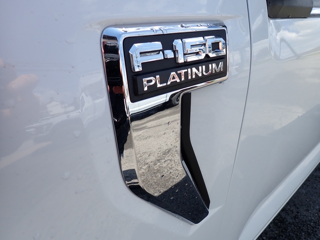 2022 Ford F-150 Platinum Star White Metallic Tri-Coat at Star Lake Ford