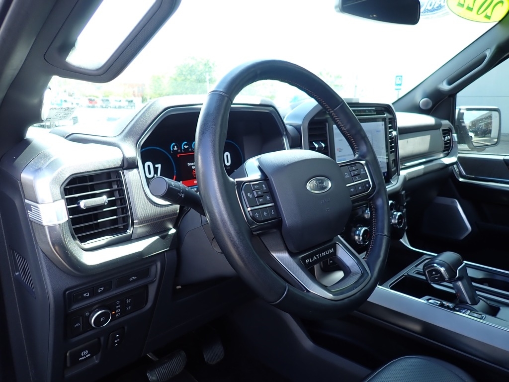 2022 Ford F-150 Platinum Star White Metallic Tri-Coat at Star Lake Ford